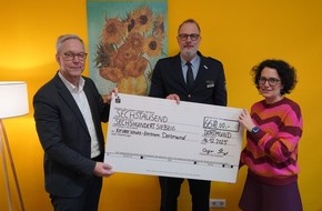 Polizei Dortmund: POL-DO: 6.670 Euro: Polizeipr&auml;sident Gregor Lange &uuml;bergibt Spendenscheck an das Kinderschutz-Zentrum Dortmund