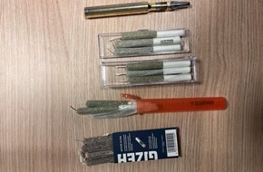 Bundespolizeidirektion Sankt Augustin: BPOL NRW: Bundespolizei beschlagnahmt 13 Joints bei 40-Jährigen +++Foto+++