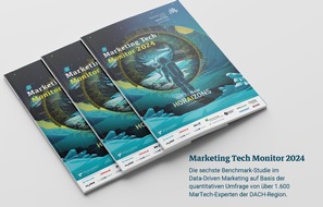 MarketingTechLab GmbH: Pressemitteilung: Marketing Tech Monitor 2024: Marketing-Executives prognostizieren Verdopplung der Ausgaben für Marketingtechnologien im Gesamtmarketingbudget bis 2026