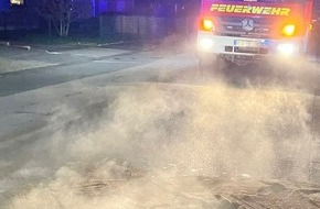 Feuerwehr Hünxe: FW Hünxe: Einsatz mit auslaufenden Betriebsmitteln