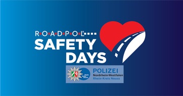 Kreispolizeibehörde Rhein-Kreis Neuss: POL-NE: Die Kreispolizeibehörde beteiligt sich an den europaweiten "ROADPOL - Safety Days" - Seien Sie dabei!