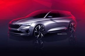 Skoda Auto Deutschland GmbH: SKODA VISION RS zeigt Design für nächste RS-Generation und gibt Ausblick auf ein künftiges Kompaktfahrzeug
