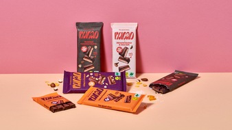 Koehler Group: Mehr Nachhaltigkeit im Schokoladenregal: nucao verpackt mit Koehler Paper auch Schokoladentafeln in Papier