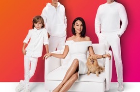 Sky Deutschland: Die Pooths - Alles einfach auf Sky! Verona Pooth und ihre Familie in der neuen Sky Marketingkampagne