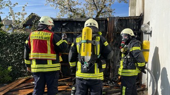 Freiwillige Feuerwehr der Stadt Goch: FF Goch: Feuer durch Abflämmarbeiten