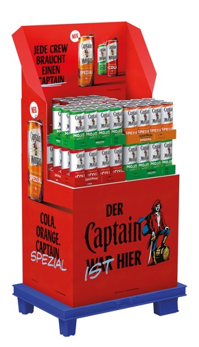 DIAGEO PM: Neu! Captain Morgan Spezial UND Captain Morgan RTD-Range im neuen Design