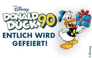 Egmont Ehapa Media GmbH: Egmont Ehapa Media feiert 90 Jahre Donald Duck!