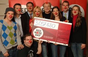 ProSieben: RED NOSE DAY 2005: Über drei Millionen Euro für Kinder in Not