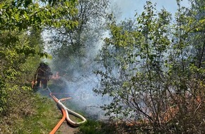Kreisfeuerwehrverband Segeberg: FW-SE: Feuer in einem Waldgebiet in Kaltenkirchen