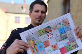 Polizeidirektion Osnabrück: POL-OS: Nachtrag zur Pressemitteilung "Gut, dass DU da bist!" Erstkommunionkinder bedanken sich bei der Polizei"