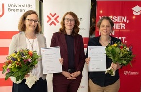 Universität Bremen: Preise für herausragende Promotionsbetreuung verliehen