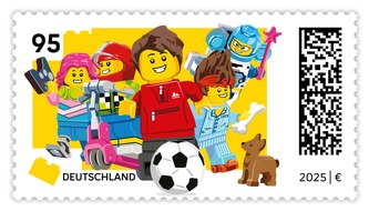 DHL Group: PM: Deutsche Post und die LEGO Gruppe feiern das Spielen mit neuer Sonderbriefmarke