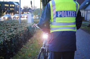 Polizei Coesfeld: POL-COE: Lüdinghausen, Dülmen, Coesfeld/Defektes Licht im Blick - Polizei kontrolliert Fahrräder