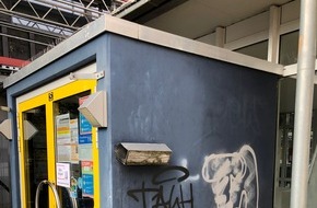 Polizeipräsidium Mannheim: POL-MA: Sandhausen (Rhein-Neckar-Kreis): Graffiti an Gemeindebibliothek - Polizei sucht Zeugen