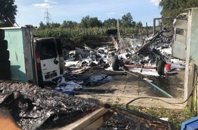 Feuerwehr Bottrop: FW-BOT: Brand bei einem Autohändler