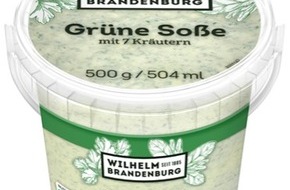 Wilhelm Brandenburg GmbH & Co. oHG: Wilhelm Brandenburg GmbH & Co. OHG ruft „Grüne Soße mit 7 Kräutern 500g“ zurück