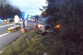 Polizeidirektion Koblenz: POL-PDKO: Unfall mit einer schwerverletzten Person