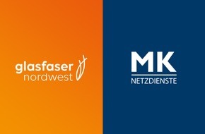 Glasfaser NordWest GmbH & Co. KG: Mit MK Netzdienste begrüßt Glasfaser Nordwest einen weiteren Layer3-Kunden auf ihrem Open Access-Netz