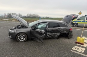 Landespolizeiinspektion Nordhausen: LPI-NDH: Zwei Personen nach Verkehrsunfall im Krankenhaus