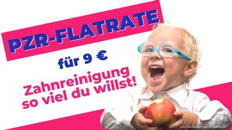 Versicherungsmakler Experten GmbH: Flatrate für professionelle Zahnreinigung - für nur 9 EUR monatlich