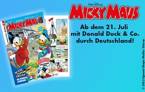 Egmont Ehapa Media GmbH: Rasante Jagd auf Römerschatz - Mit den Ducks quer durch Deutschland!