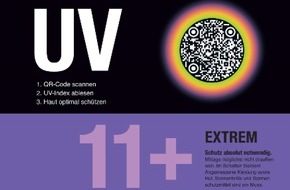 Deutsche Krebshilfe: Meilenstein f&uuml;r den UV-Schutz: 1.000. WATCH OUT-UV-Index-Tafel eingeweiht / TV-Moderatorin Susanne Klehn &uuml;bergibt Jubil&auml;umstafel in Leipzig