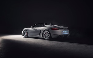 Porsche Schweiz AG: De nouvelles athlètes à moteur atmosphérique : les Porsche 718 Spyder et 718 Cayman GT4 / Affamées de virages et optimisées pour le circuit