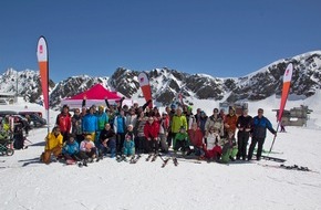 medi GmbH & Co. KG: Jubiläum im Kaunertal - Skifahrer mit Handicap wachsen beim stolperstein Ski-Event über sich hinaus