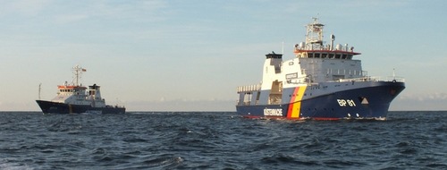 Bundespolizeiinspektion See Cuxhaven: BPOL-CUX: Vermisste Person in der Nordsee - Bundespolizeischiffe im Sucheinsatz