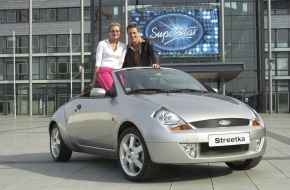 Ford-Werke GmbH: Deutschlands Superstars fahren Ford Streetka
