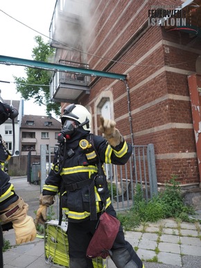 FW-MK: Zimmerbrand im Bahnhof Letmathe