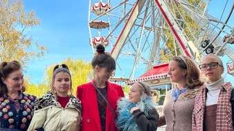 KiKA - Der Kinderkanal ARD/ZDF: KiKA startete Kino-Koproduktion "Spuk unterm Riesenrad" in Bernburg/ Sachsen-Anhalt / Neuinterpretation mit Elisabeth Bellé, Lale Andrä, Noél Kipp und Peter Kurth