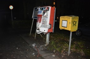 Kreispolizeibehörde Herford: POL-HF: Automat in der Nacht gesprengt- Zeugen hören lauten Knall