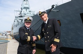 Presse- und Informationszentrum Marine: Neuer Kommandant auf der Fregatte "Sachsen"