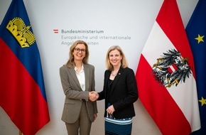 F&uuml;rstentum Liechtenstein: Regierungschefin-Stellvertreterin Sabine Monauni zu Besuch in Wien