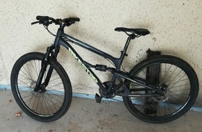 Polizeiinspektion Göttingen: POL-GÖ: (441/2021) Mountainbike gefunden - Eigentümer gesucht