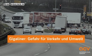 ACV Automobil-Club Verkehr: Keine Riesen-Lkw auf Deutschlands Straßen (FOTO)
