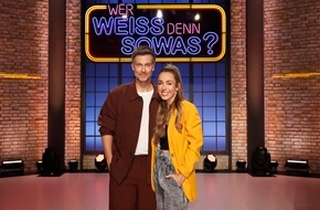 ARD Das Erste: Das Paarduell: Annemarie und Wayne Carpendale bei "Wer weiß denn sowas?" - Das Wissensquiz vom 6. bis 10. Mai 2024, um 18:00 Uhr im Ersten