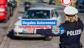 Polizeipräsidium Oberhausen: POL-OB: Illegale Beschleunigungsrennen - drei Autos und Führerscheine beschlagnahmt