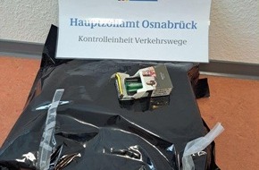 Hauptzollamt Osnabrück: HZA-OS: Mit Gras im Gepäck auf Reisen; Zollhund Dobby hatte den richtigen Riecher