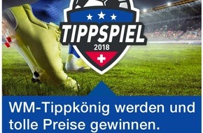 Schweizerischer Kaderverband SKV: SKV WM-TIPPSPIEL 2018 - Jetzt TIPPKÖNIG werden