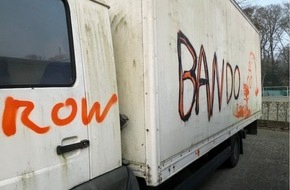 Polizeiinspektion Rotenburg: POL-ROW: ++ Zeugenaufruf: Sachbeschädigung durch Graffiti zum Nachteil des Landkreises ++