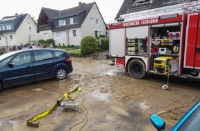 Feuerwehr Iserlohn: FW-MK: Gewitterzelle sorgt für über 20 Einsätze der Feuerwehr