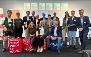 Allgäu GmbH: Great Place to Work 2025: Einblicke in erfolgreiche Arbeitgeberattraktivität im Allgäu