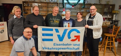 EVG Eisenbahn- und Verkehrsgewerkschaft: EVG: Jubiläumslok rollt auch in Eisleben – Ehrung treuer Mitgliedschaften