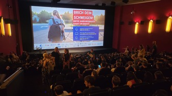 Polizeipräsidium Südhessen: POL-DA: Groß-Gerau/Darmstadt: Popcorn statt Taschenrechner - 400 Schüler informieren sich über sexualisierte Gewalt im Netz - Erfolgreiche Kinoveranstaltung der Präventionskampagne "Brich dein Schweigen"