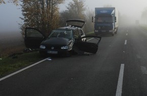 Polizei Coesfeld: POL-COE: Ascheberg, B58/ Autos frontal zusammengestoßen