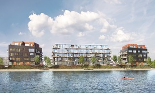 BUWOG Bauträger GmbH: Neue Landmarke am Ufer der Dahme: BUWOG THE VIEW mit schwebenden Stegen