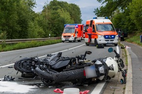 FW-MK: Verkehrsunf&auml;lle mit Motorrad &amp; Fahrrad