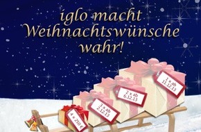 iglo Deutschland: iglo Weihnachtswunsch-Aktion: Das wünscht sich Deutschland zu Weihnachten (FOTO)